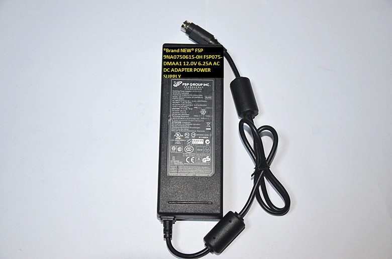*Brand NEW* 12.0V 6.25A AC DC ADAPTER FSP FSP075-DMAA1 9NA0750615-0H POWER SUPPLY